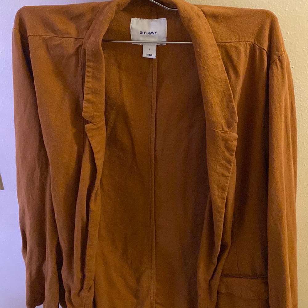 Tan blazer by old navy